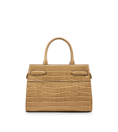 PRINTED CROCODILE LEATHER SMALL TOP HANDLE image number 2