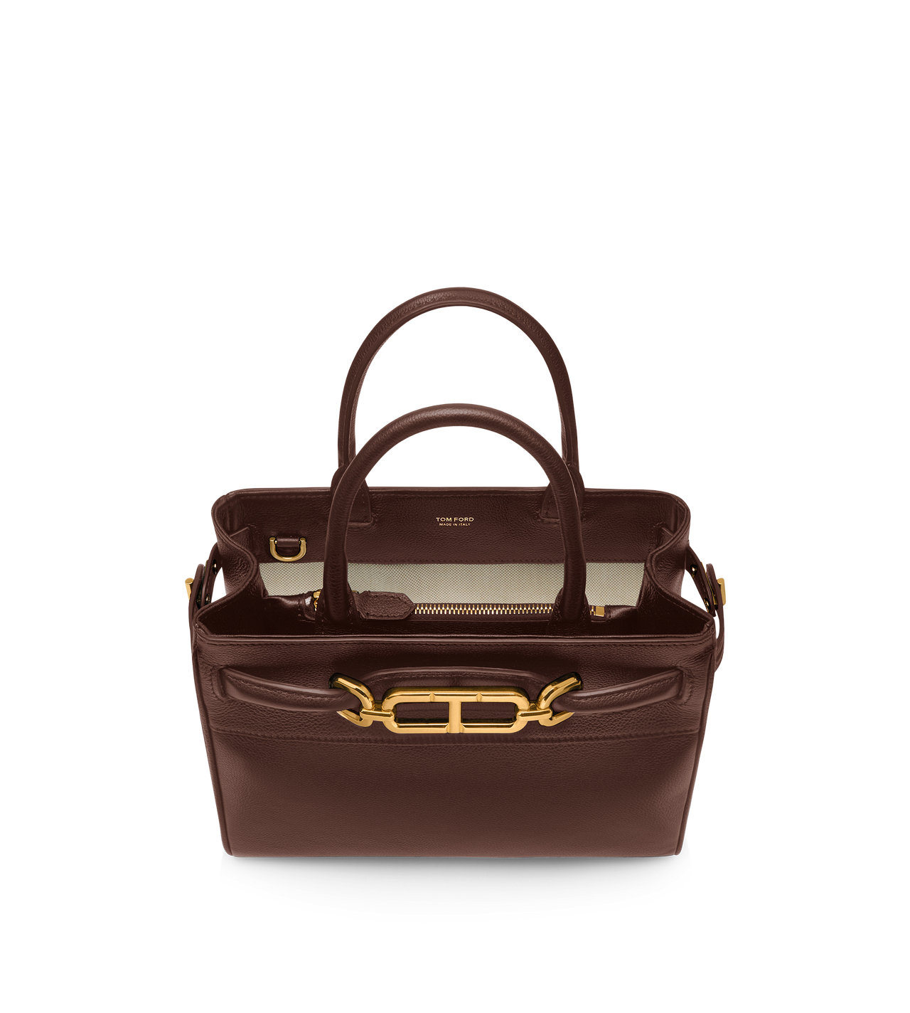 GRAIN LEATHER SMALL TOP HANDLE image number 3