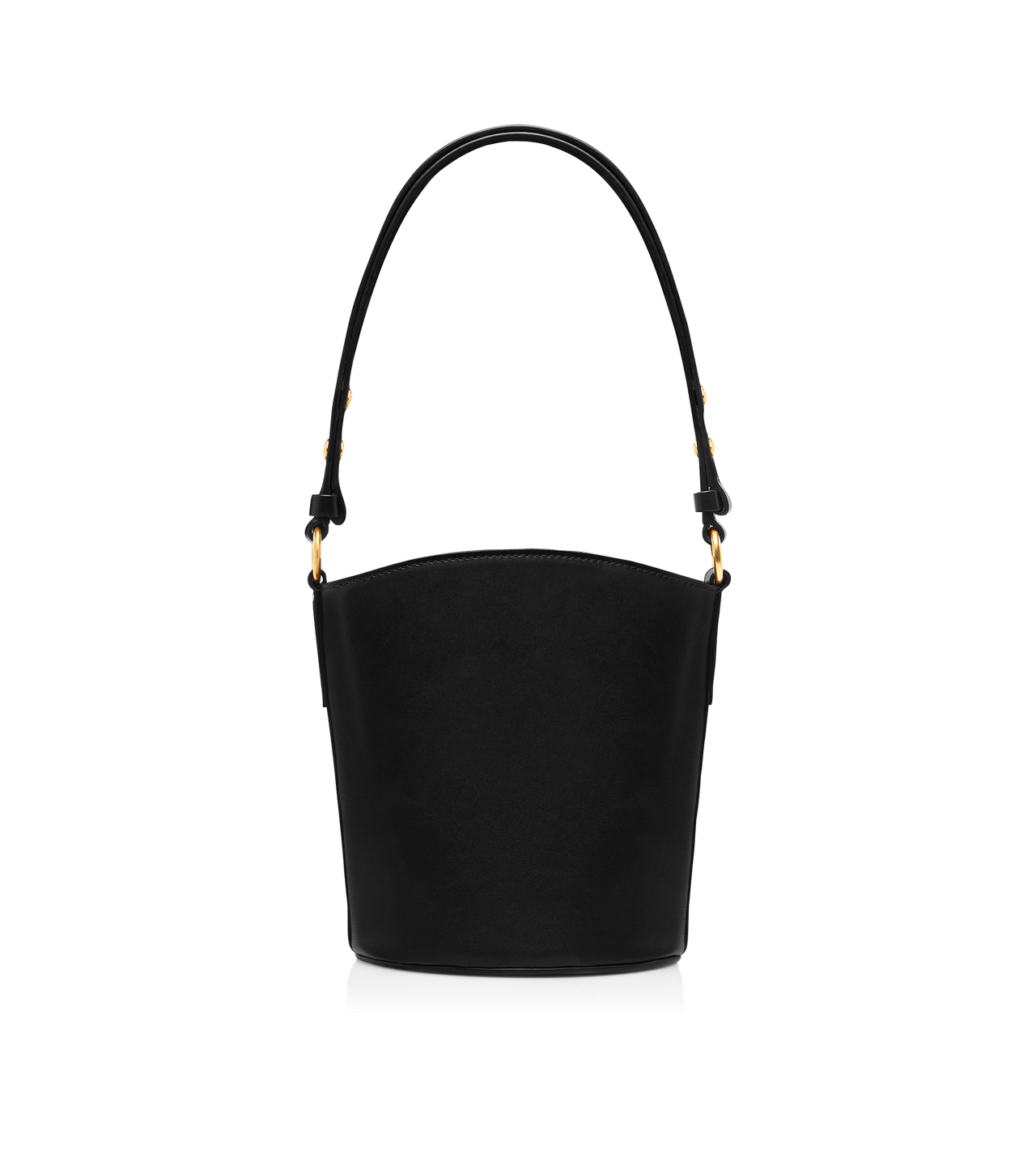 PALMELLATO-EFFECT LEATHER WHITNEY SMALL BUCKET BAG image number 2