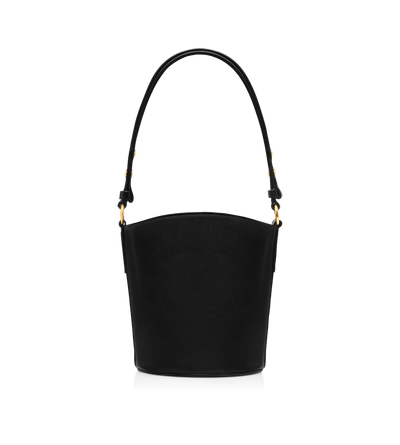 PALMELLATO-EFFECT LEATHER WHITNEY SMALL BUCKET BAG image number 2