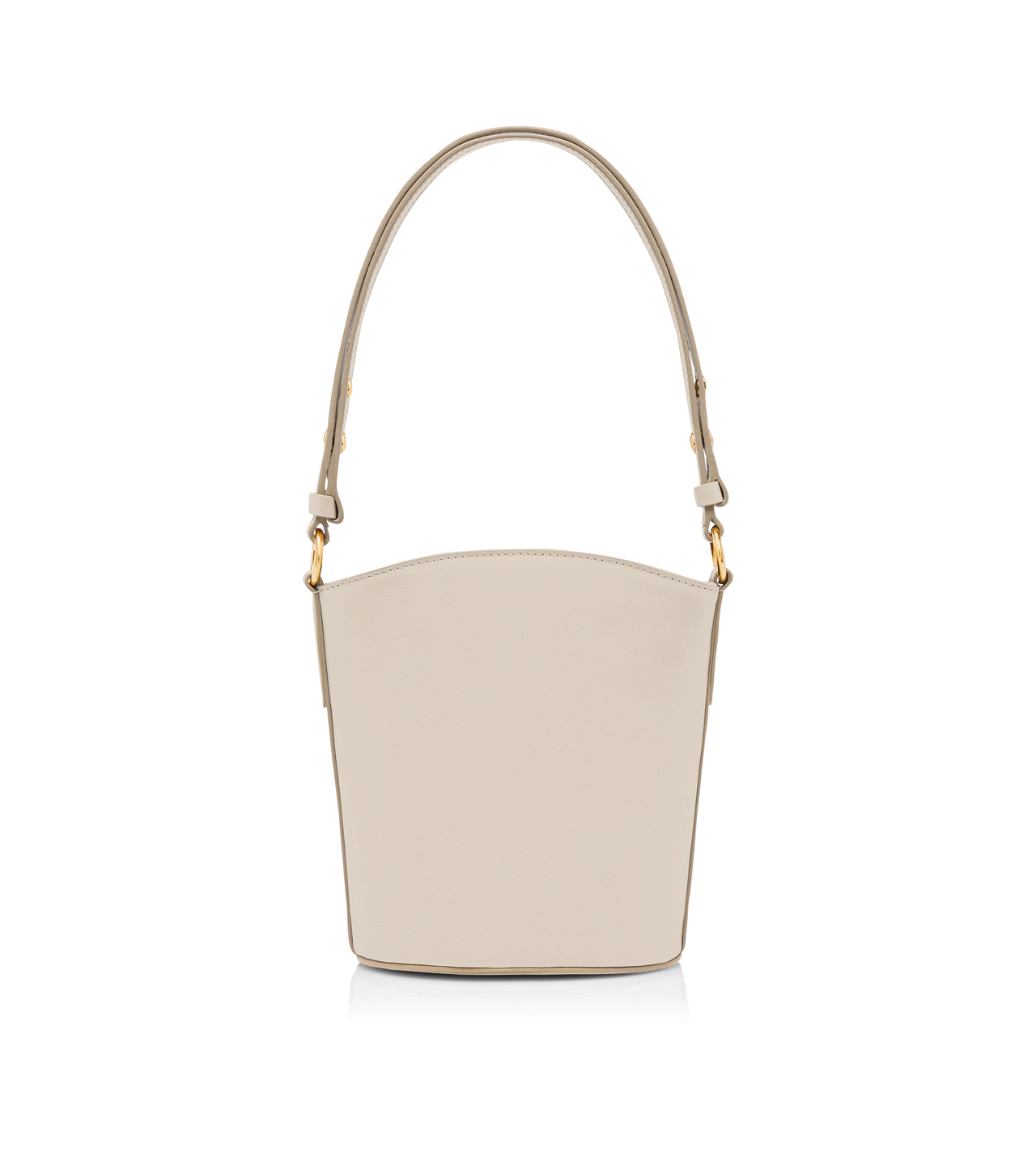 PALMELLATO-EFFECT LEATHER WHITNEY SMALL BUCKET BAG image number 2