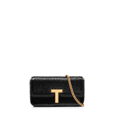 BEADED SEQUIN EMBROIDERY WALLIS MINI BAG image number 0