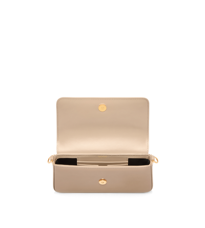 PALMELLATO-EFFECT LEATHER MINI BAG image number 3