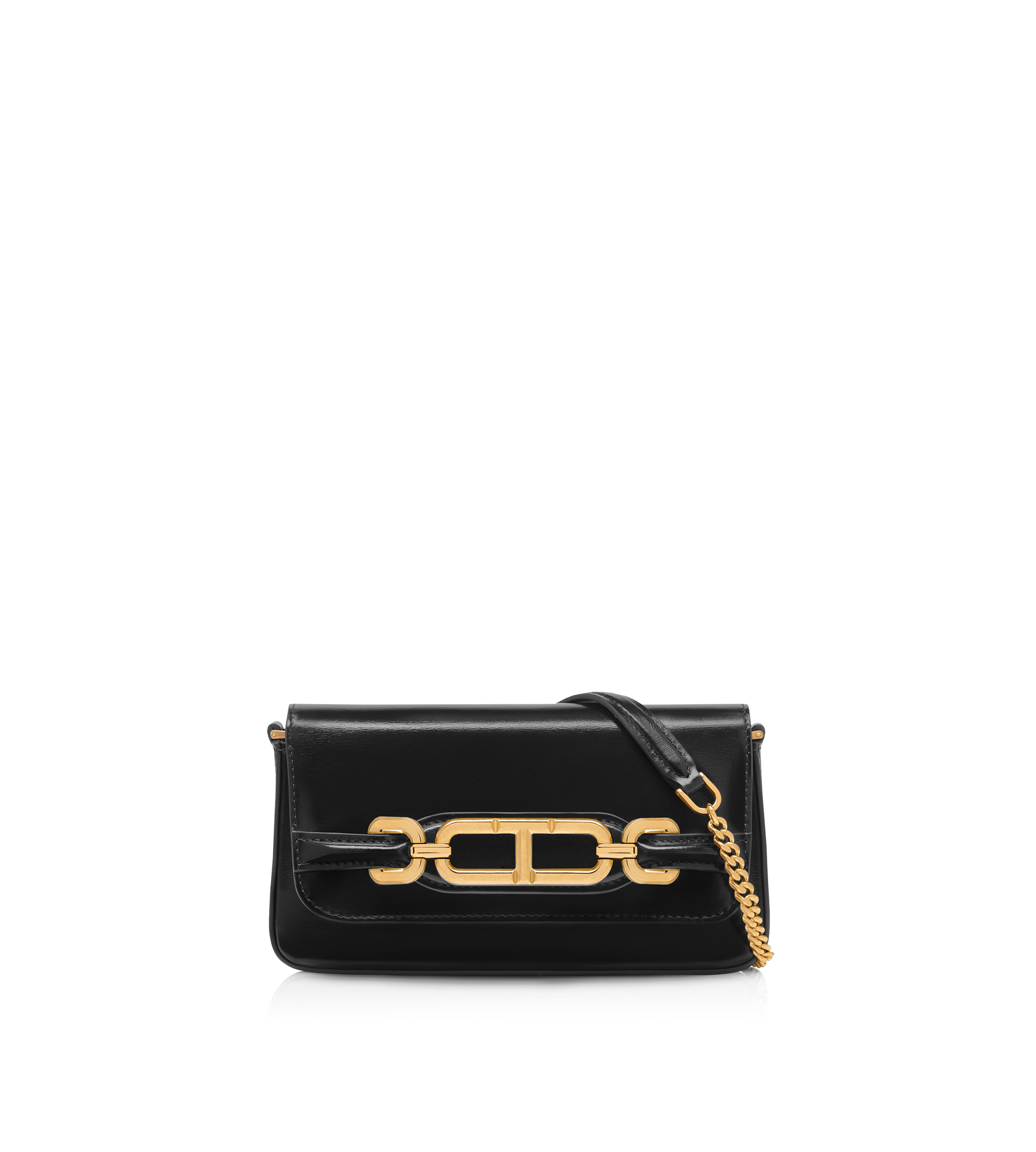PALMELLATO-EFFECT LEATHER MINI BAG