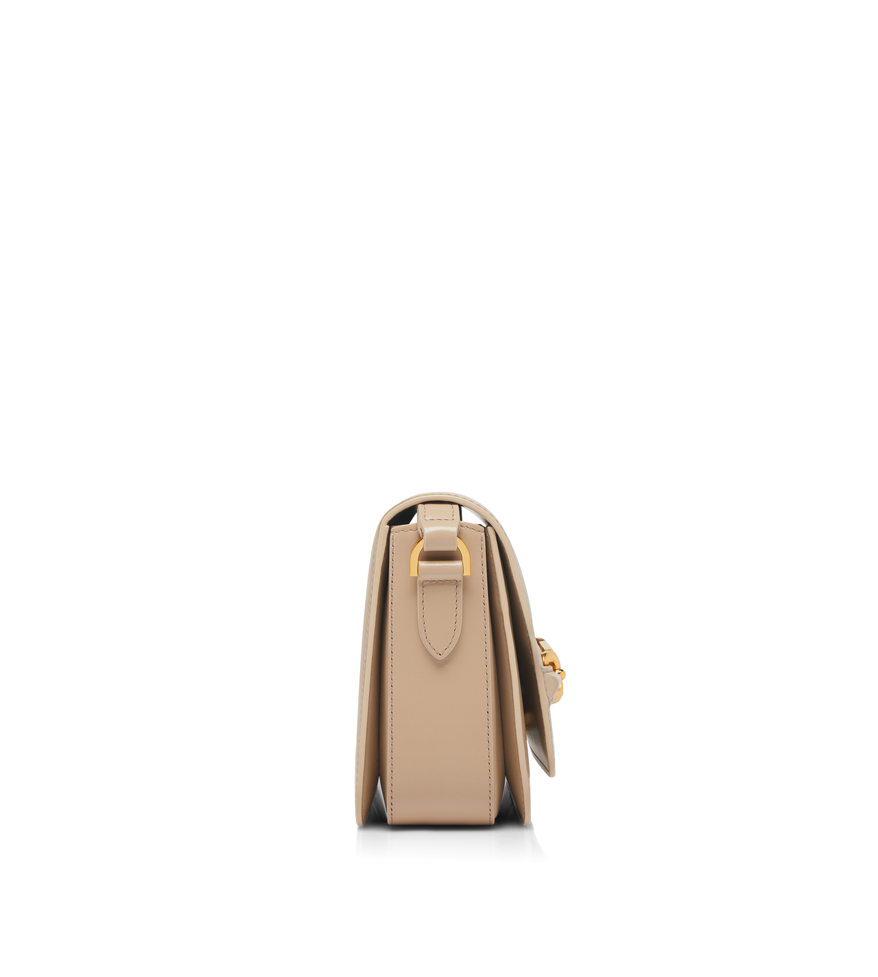 PALMELLATO-EFFECT LEATHER MEDIUM SHOULDER BAG image number 1