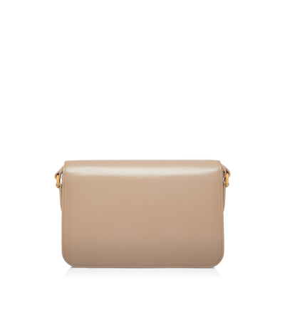 PALMELLATO-EFFECT LEATHER MEDIUM SHOULDER BAG image number 2