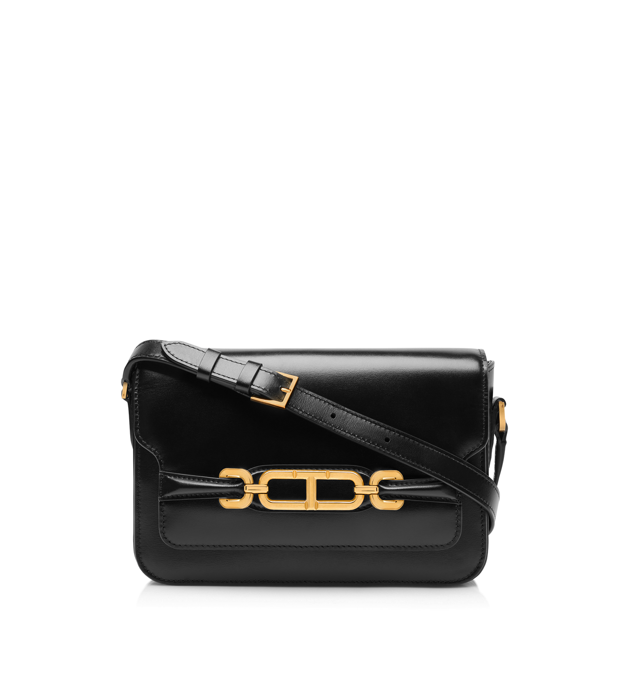 PALMELLATO-EFFECT LEATHER MEDIUM SHOULDER BAG image number 0