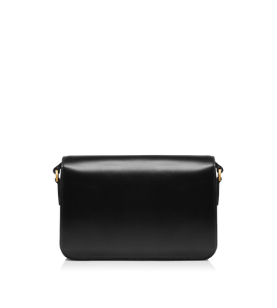 PALMELLATO-EFFECT LEATHER MEDIUM SHOULDER BAG image number 2