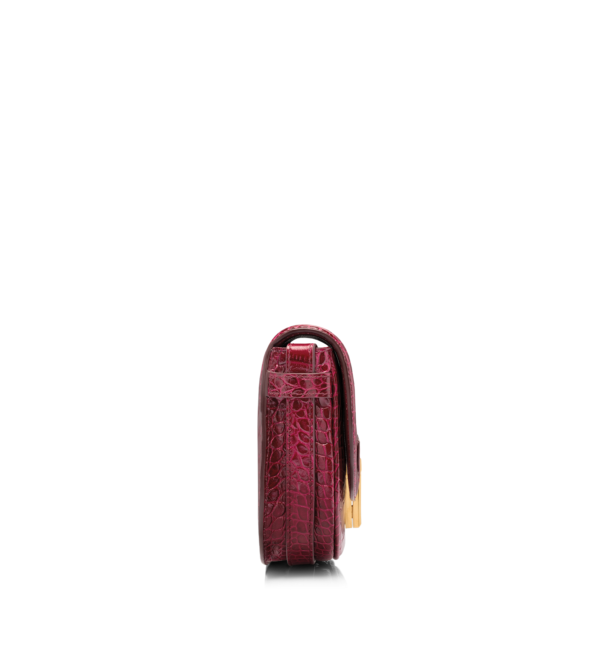 SHINY STAMPED CROCODILE LEATHER WALLIS MINI BAG | Tom Ford