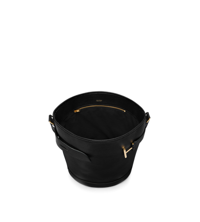 GRAIN LEATHER TARA MEDIUM BUCKET image number 3