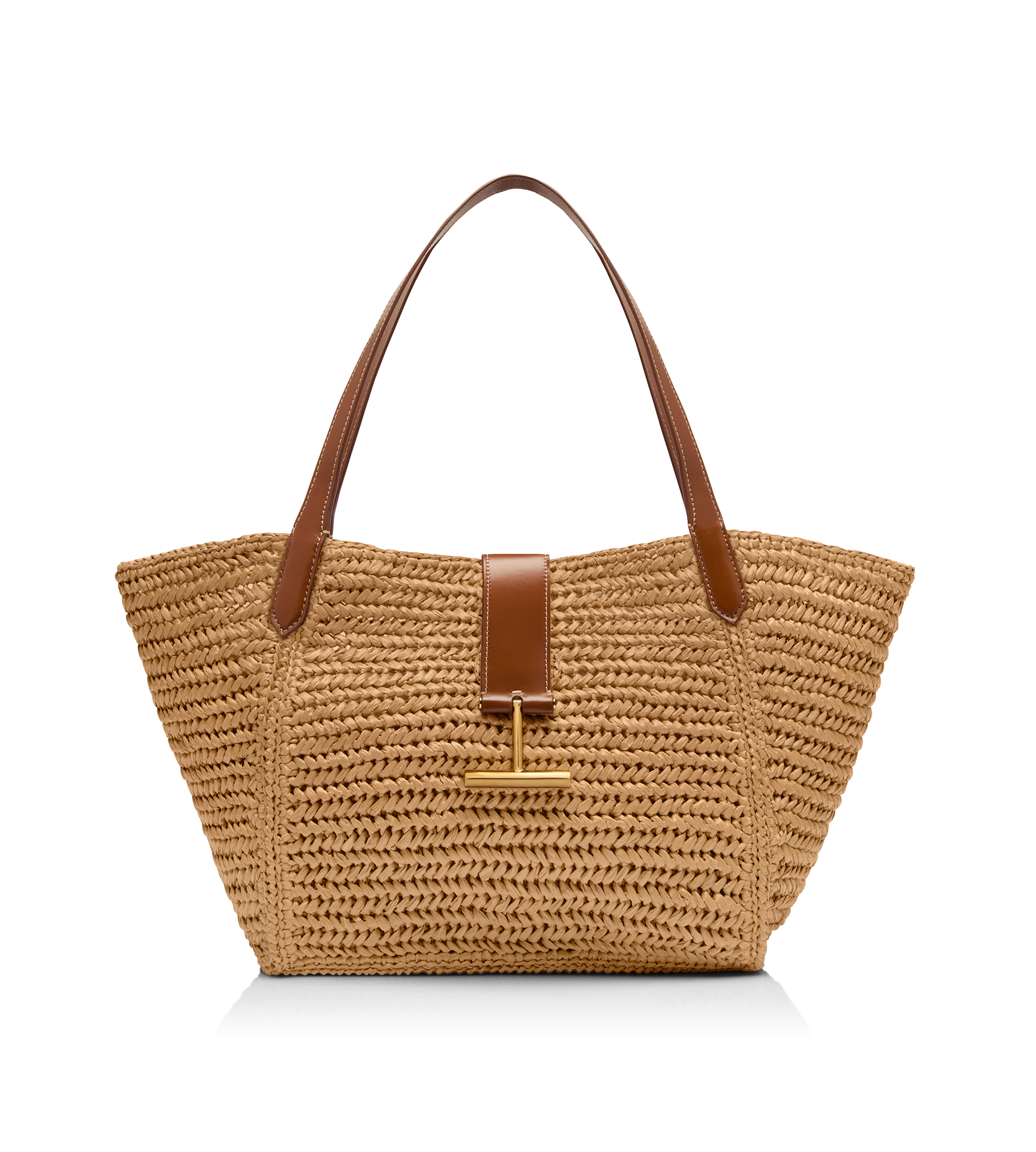 【関税＆送料込み】Tom Ford Brown Handbag With T Logo Detai Tom Ford Brown Handbag With T Logo Detail In Croco Printed