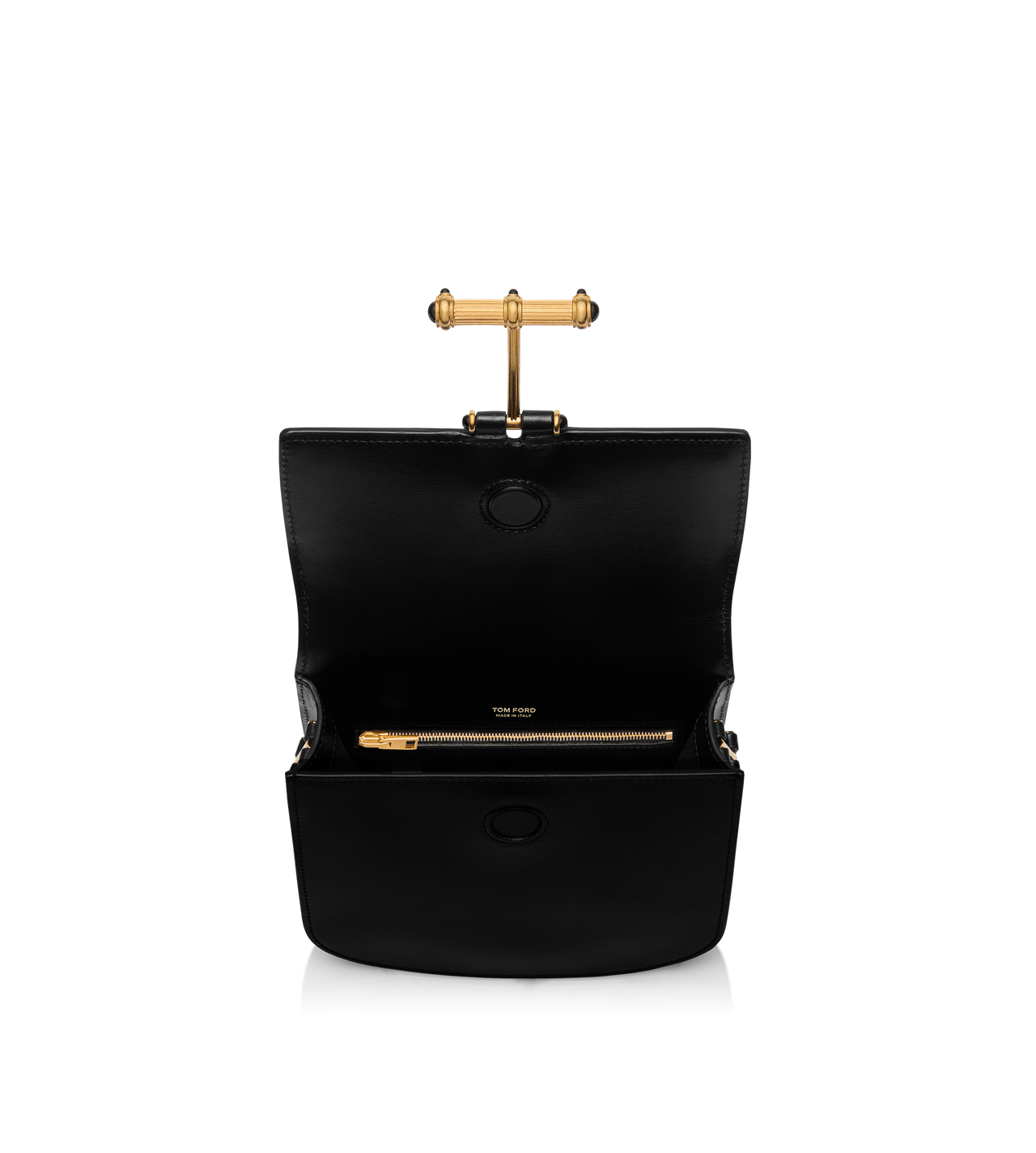 PALMELLATO-EFFECT LEATHER TARA MINI CROSSBODY image number 3