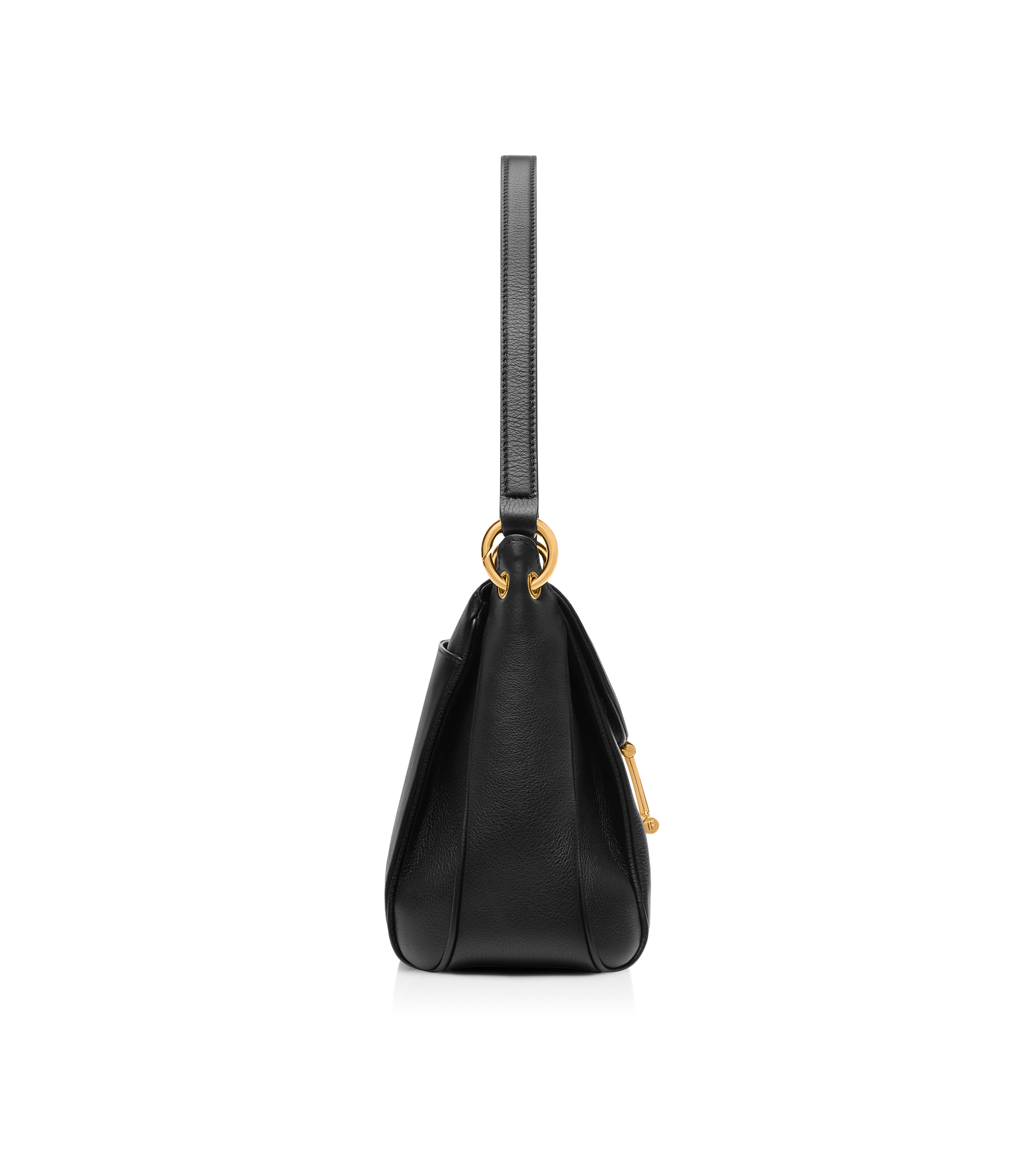 NATURAL GRAIN LEATHER TARA MEDIUM SHOULDER BAG