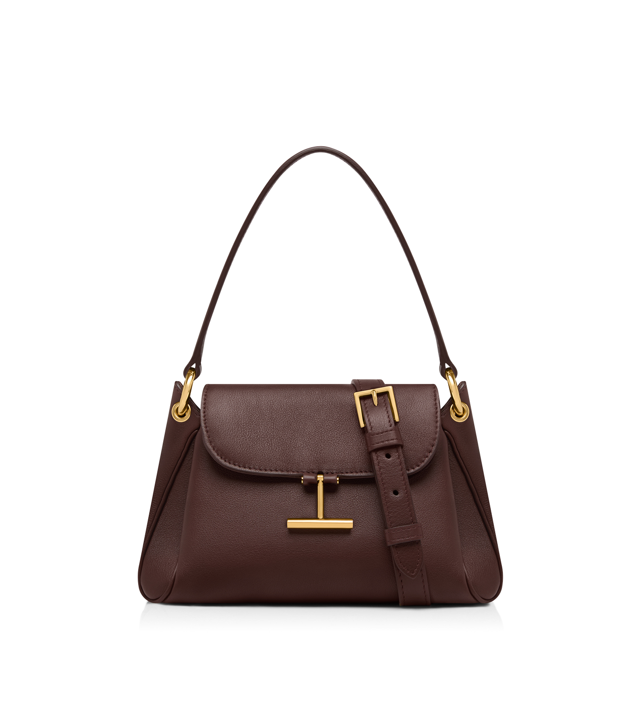 NATURAL GRAIN LEATHER TARA SMALL SHOULDER BAG image number 0