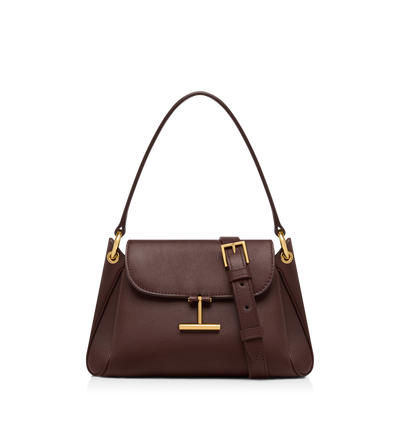 NATURAL GRAIN LEATHER TARA SMALL SHOULDER BAG image number 0