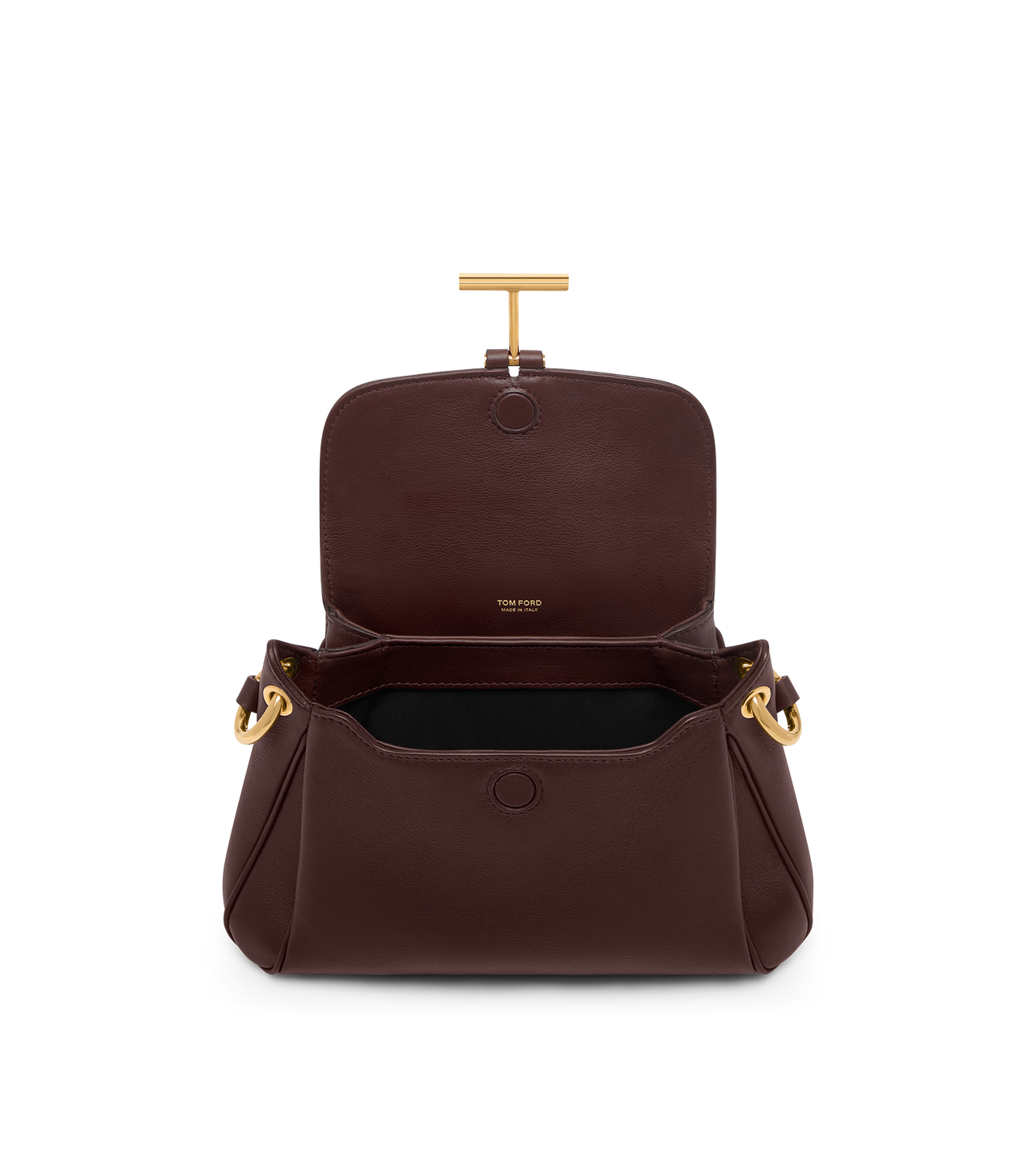 NATURAL GRAIN LEATHER TARA SMALL SHOULDER BAG image number 3