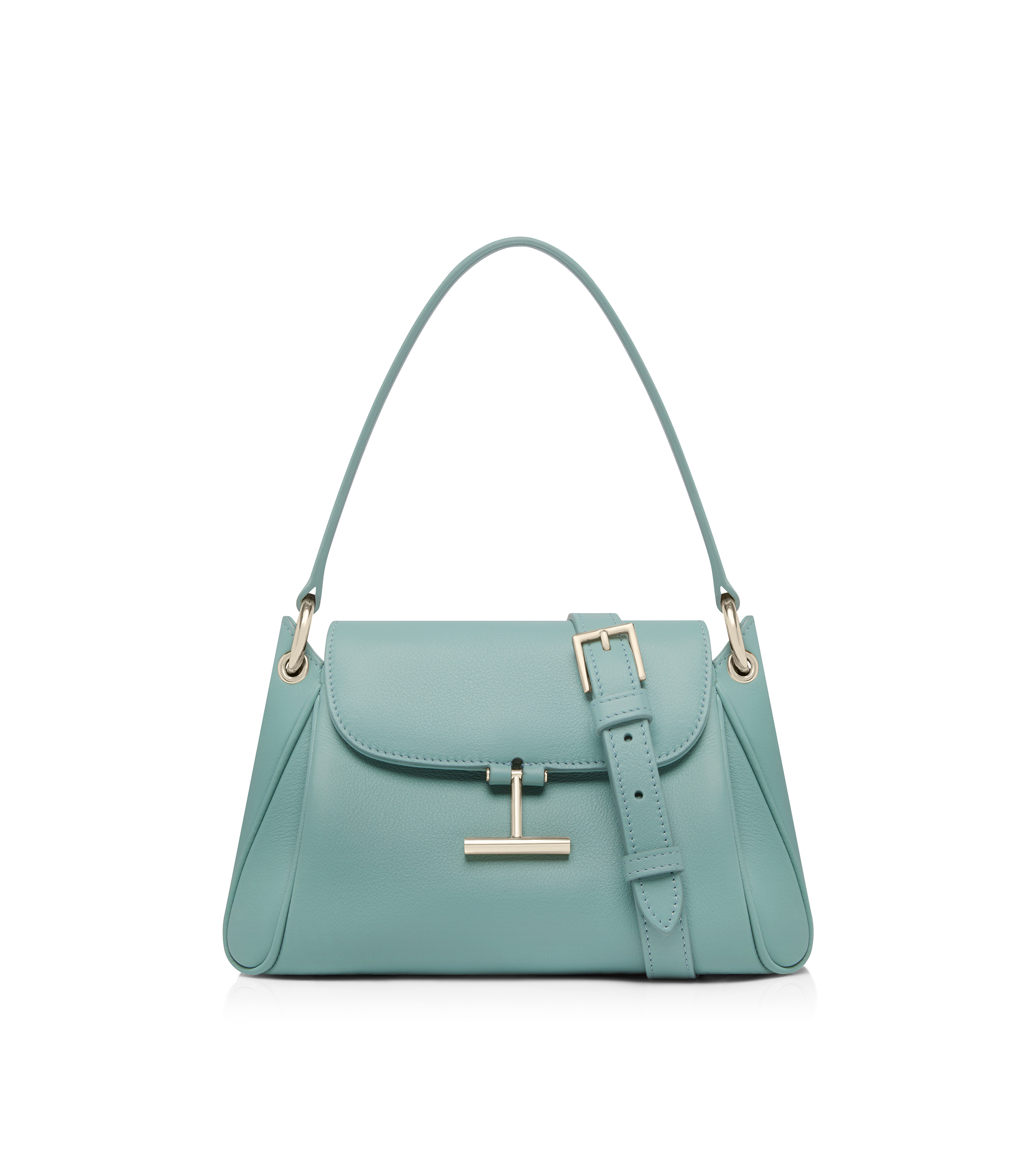 NATURAL GRAIN LEATHER TARA SMALL SHOULDER BAG