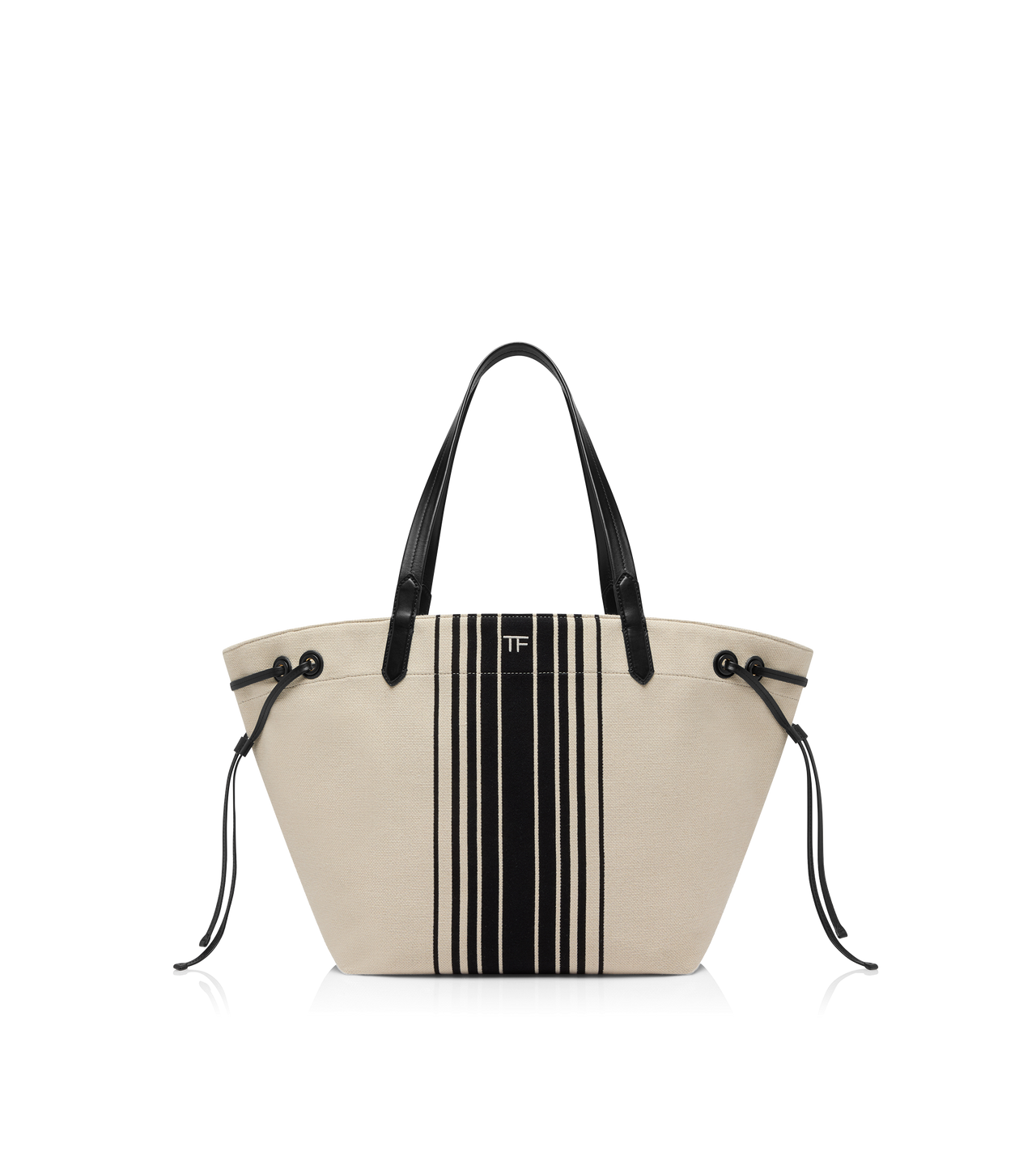 STRIPED JACQUARD LARGE TOTE image number 0
