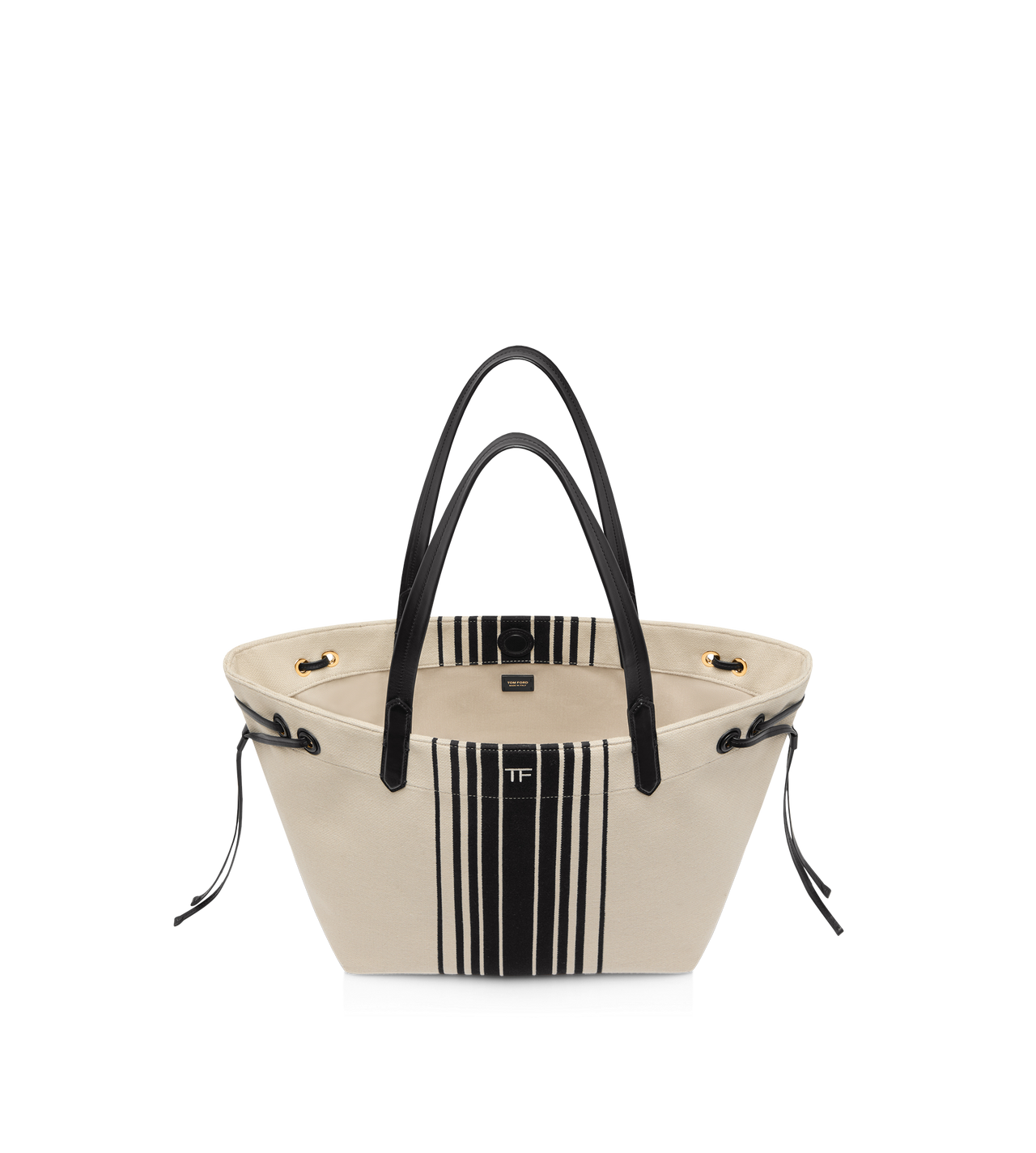 STRIPED JACQUARD LARGE TOTE image number 3