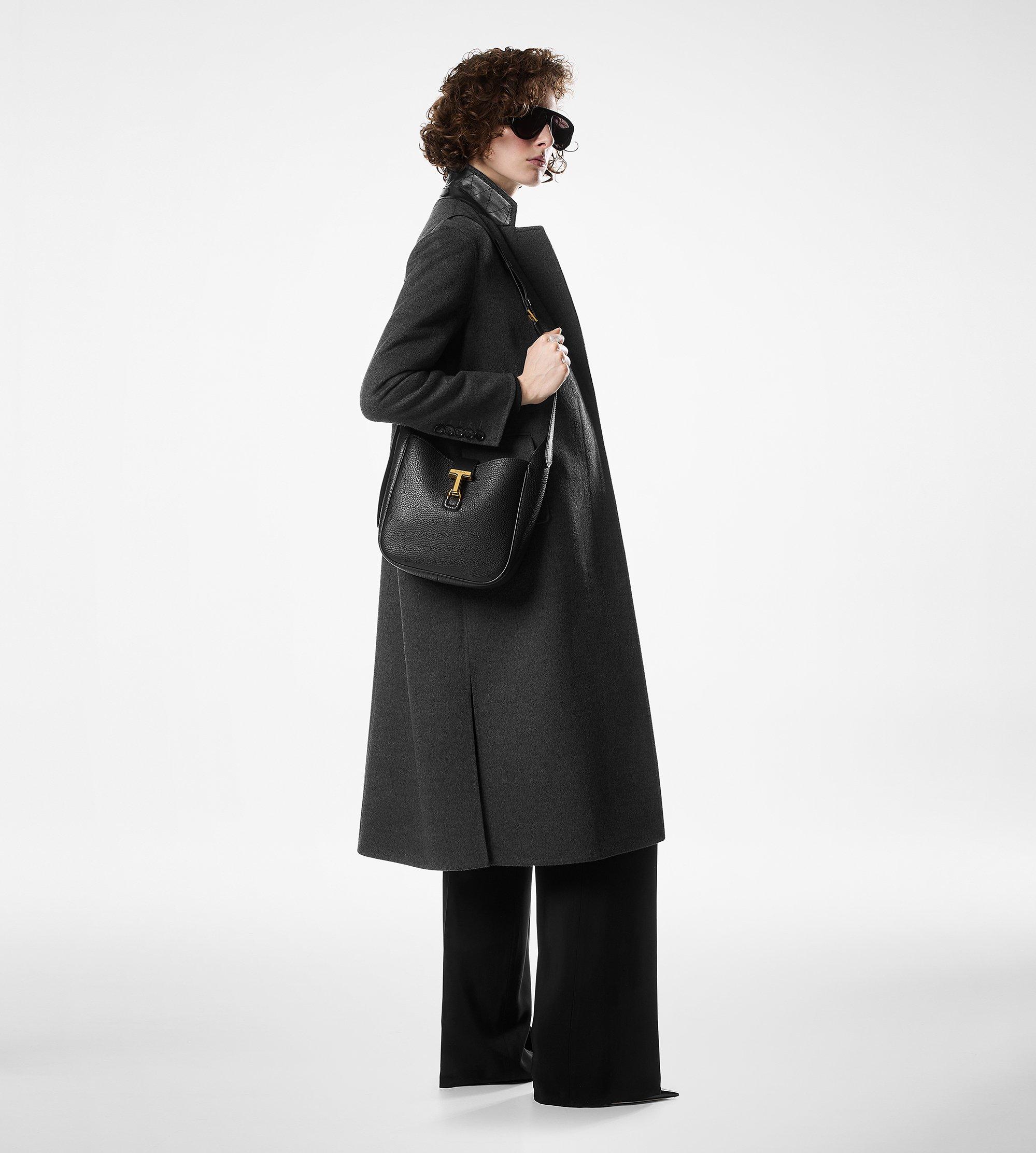 TOMFORD ウォリス エンホス ミニハック L1841LCL395X 1N001 SHINY STAMPED CROCODILE LEATHER WALLIS MINI BAG | Tom Ford