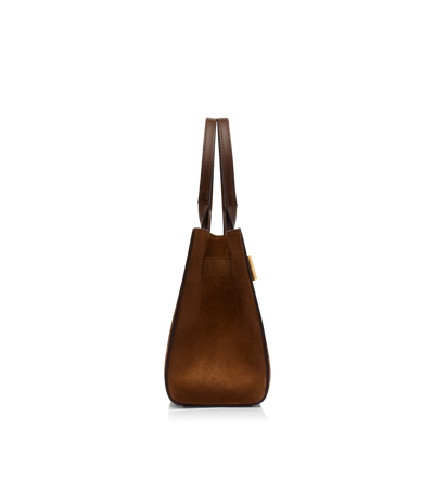 SUEDE LEATHER AUDREY SMALL TOTE image number 1