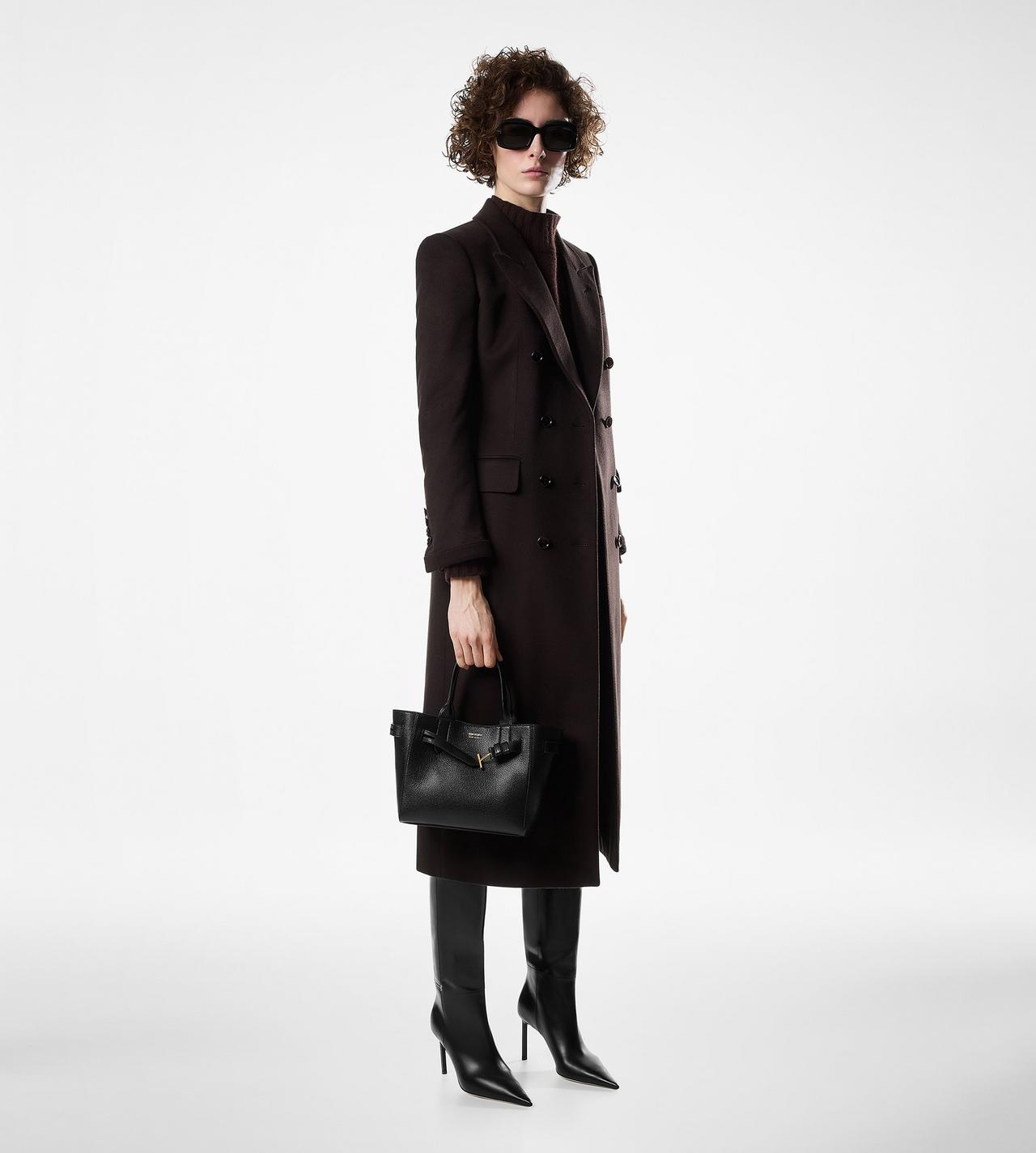 GRAIN LEATHER AUDREY SMALL TOTE image number 4