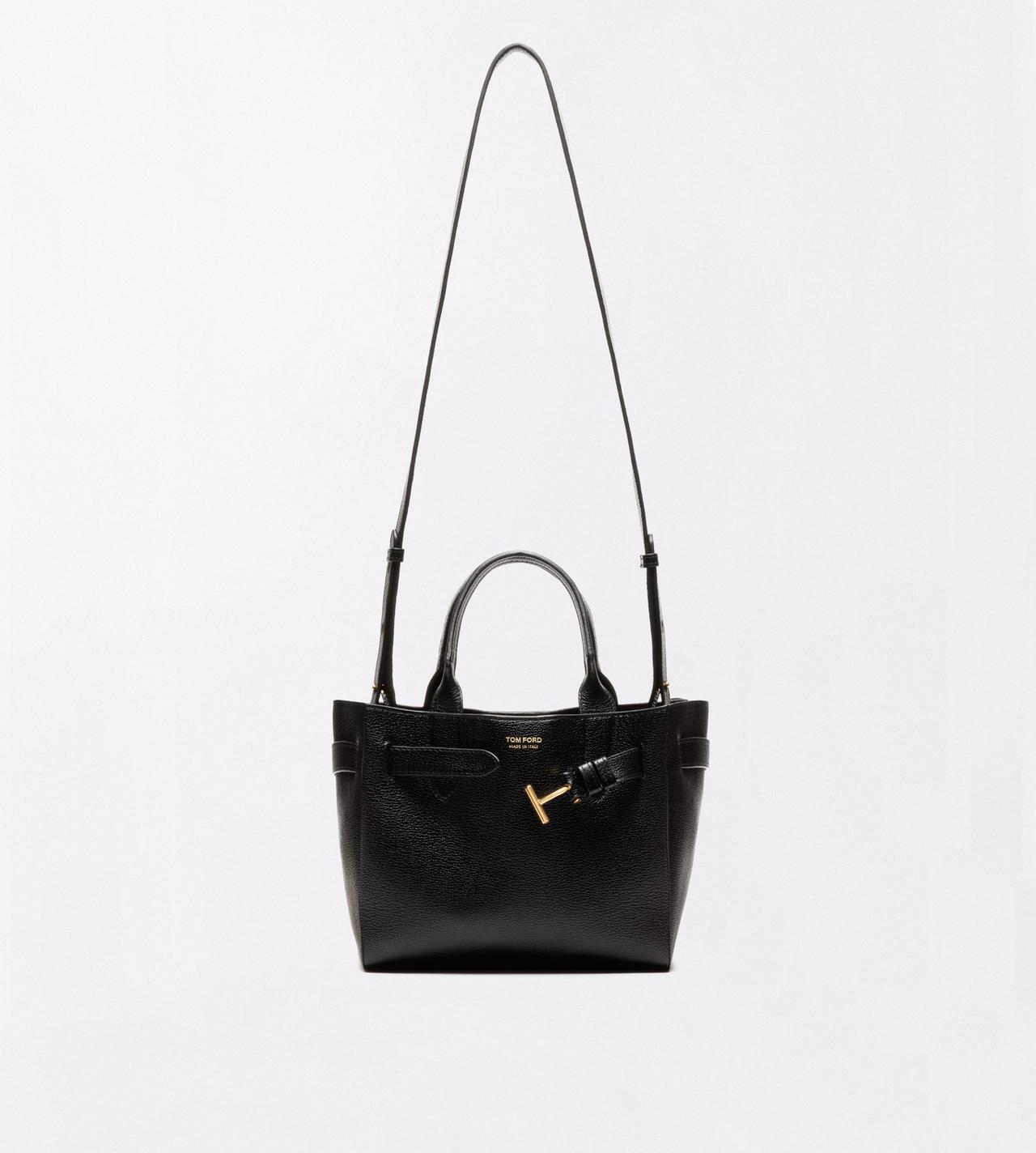 TOM FORD LEATHER BLACK GRAIN LEATHER AUDREY SMALL TOTE
