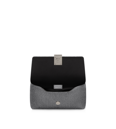 HAMMERED-EFFECT FABRIC NOBILE MINI BAG image number 3
