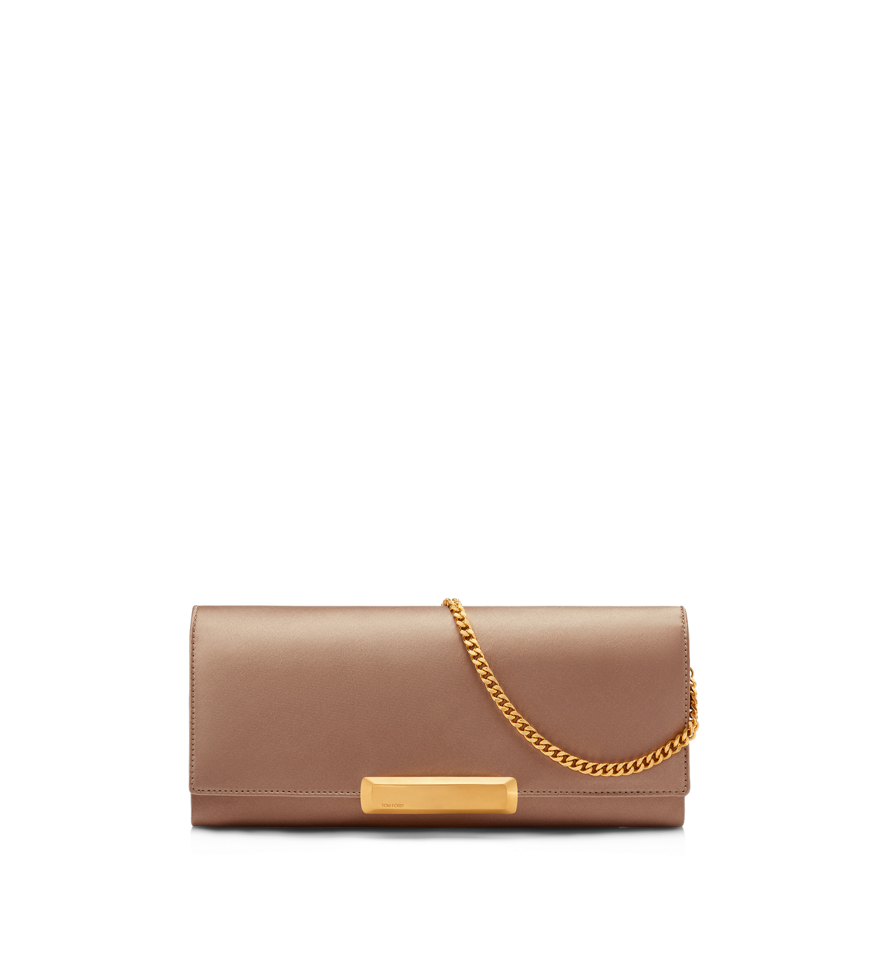 SATIN BAR CLUTCH image number 0