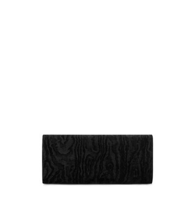 MOIRE VELVET BAR CLUTCH image number 2
