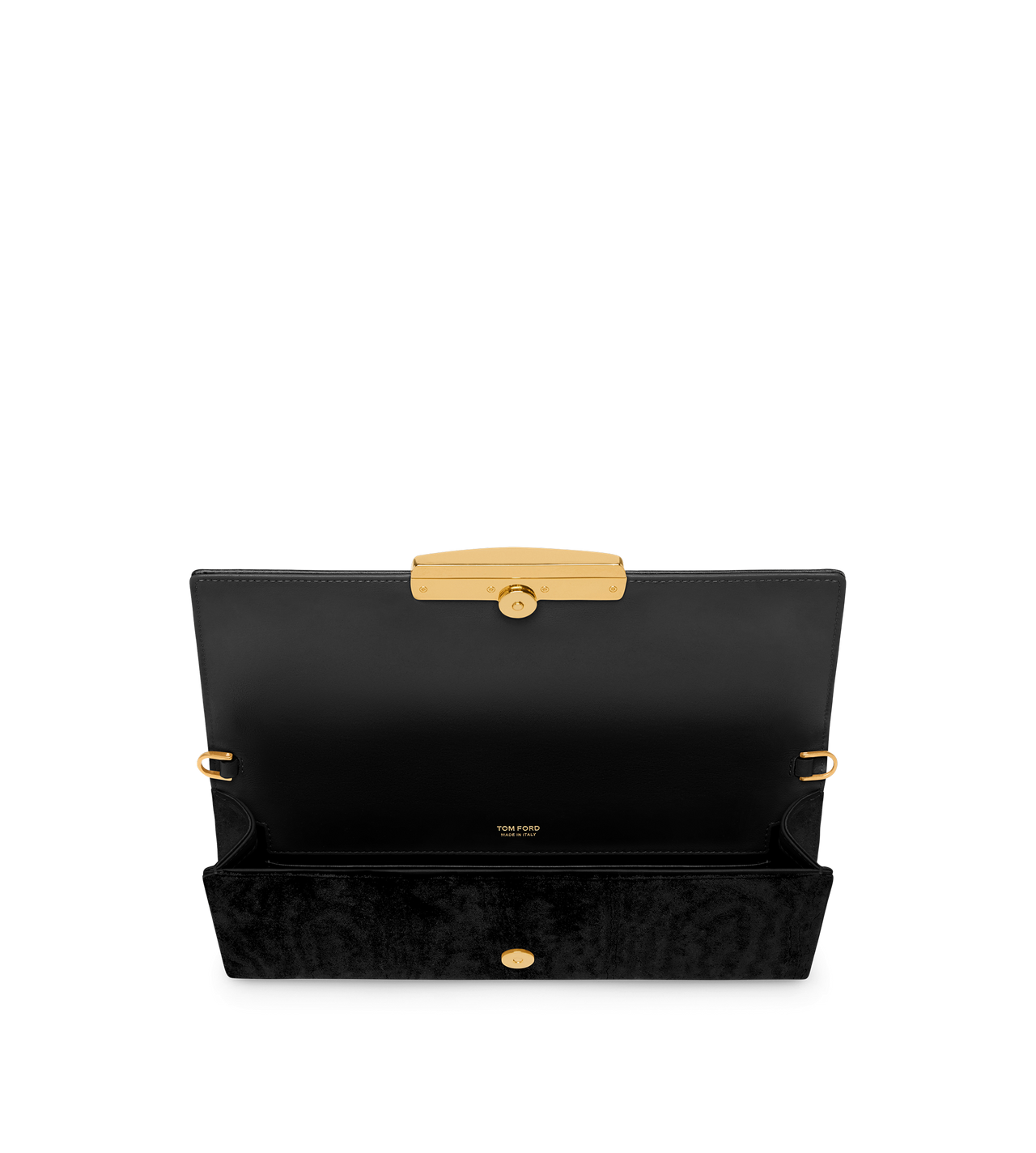 MOIRE VELVET BAR CLUTCH image number 3