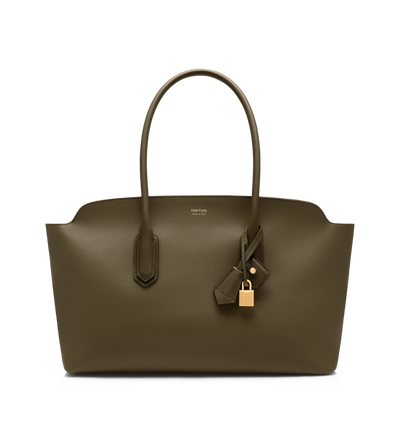 NATURAL GRAIN LEATHER ALEXANDER LARGE SHOULDER BAG image number 0