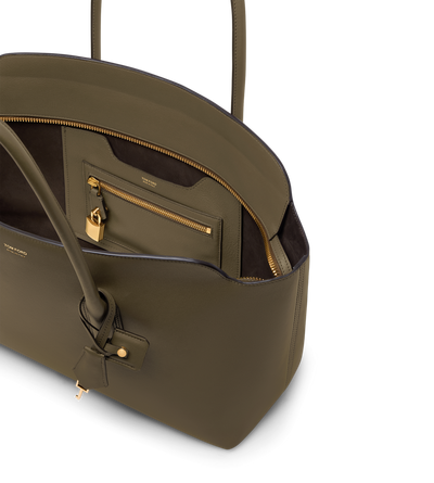 NATURAL GRAIN LEATHER ALEXANDER LARGE SHOULDER BAG image number 4
