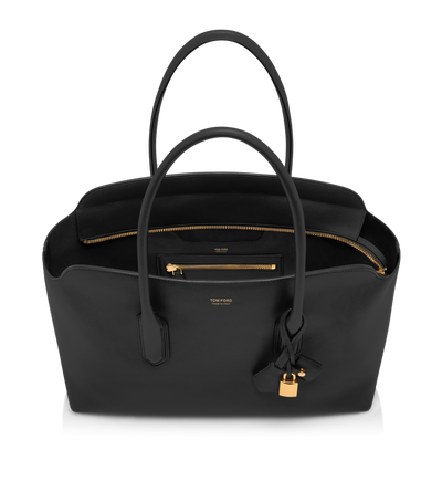 NATURAL GRAIN LEATHER ALEXANDER LARGE SHOULDER BAG image number 3