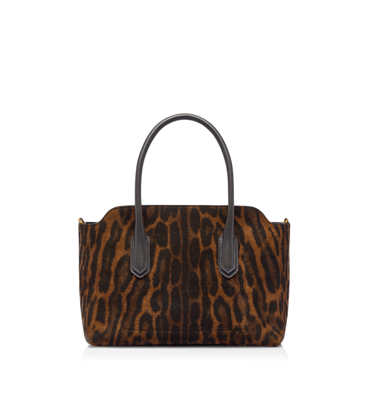 OCELOT-PRINT SUEDE ALEXANDER MEDIUM TOP HANDLE image number 2
