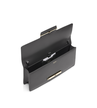 SUPPLE GRAIN LEATHER AUBE E/W SHOULDER BAG image number 3