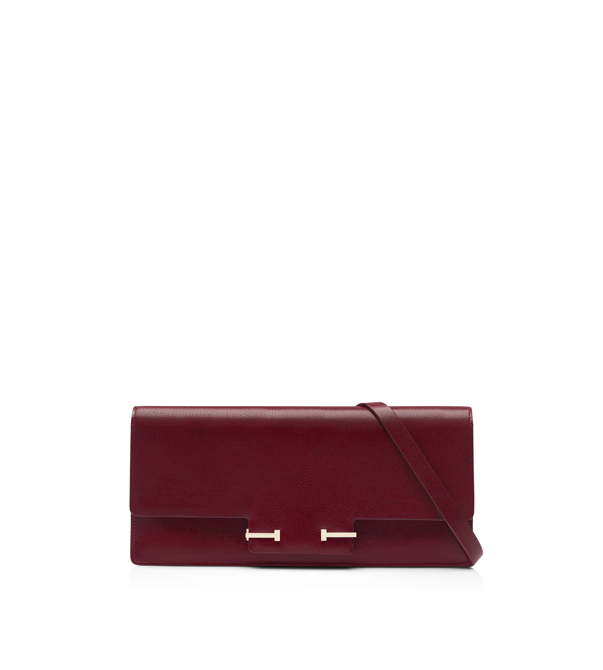 SUPPLE GRAIN LEATHER AUBE E/W SHOULDER BAG