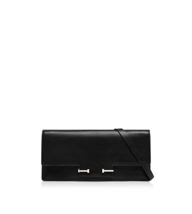 SUPPLE GRAIN LEATHER AUBE E/W SHOULDER BAG