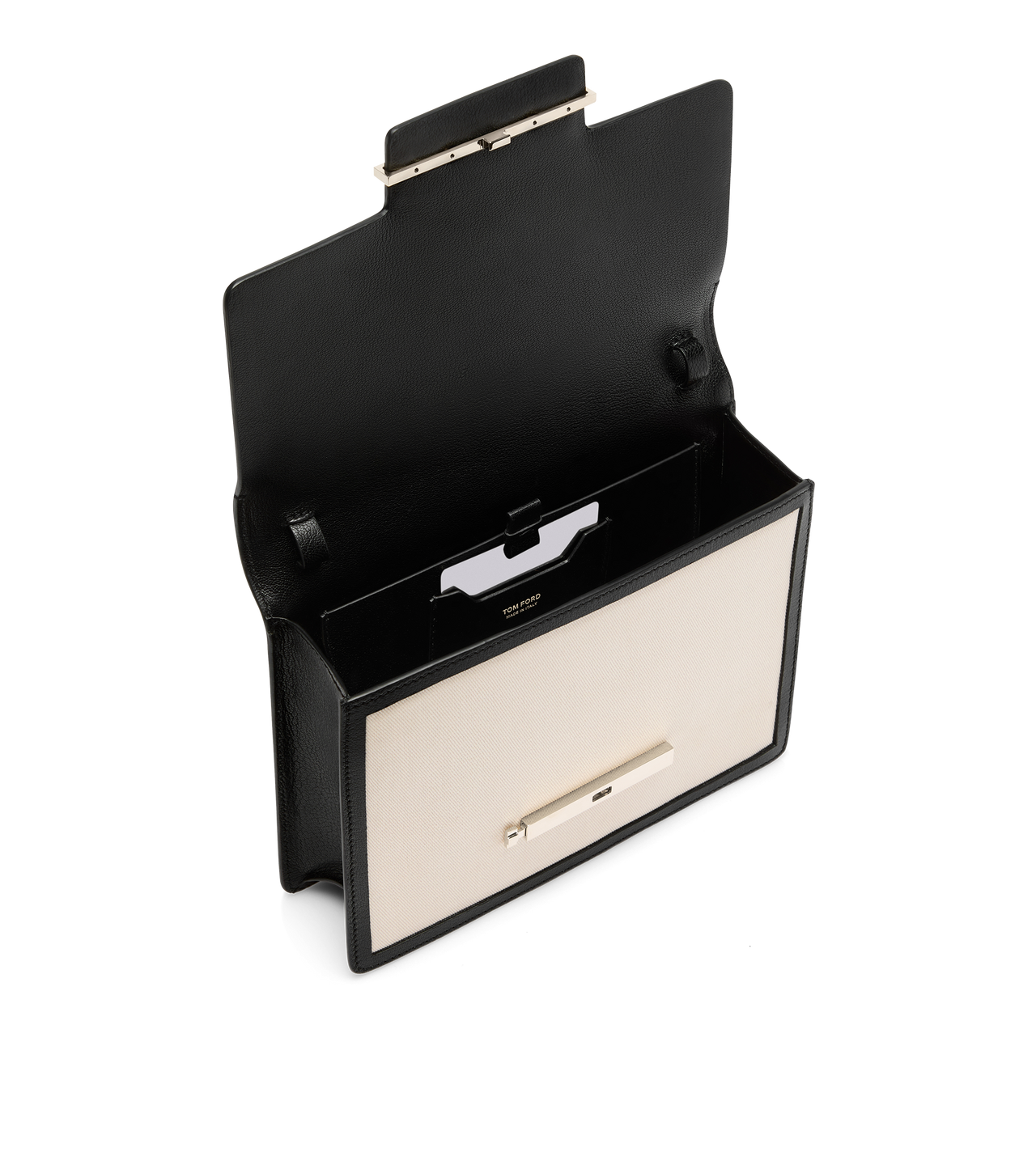 CANVAS AND LEATHER AUBE SHOULDER BAG image number 2