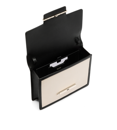 CANVAS AND LEATHER AUBE SHOULDER BAG image number 2