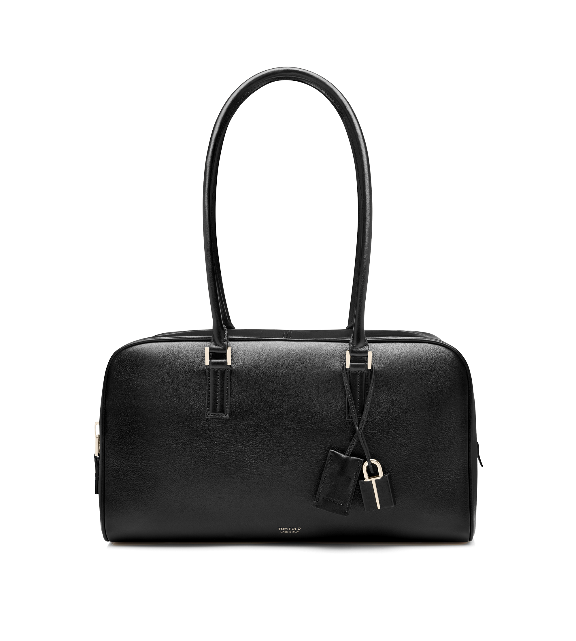 SUPPLE LEATHER ZIPPED SMALL STRYKE SHOULDER BAG