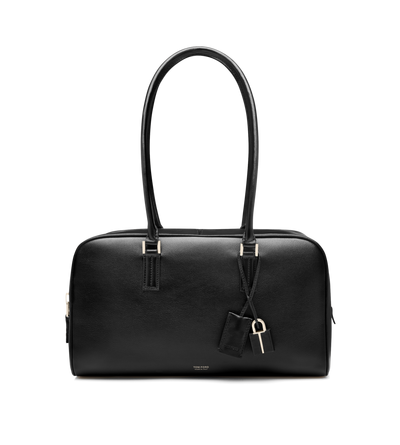 SUPPLE LEATHER ZIPPED SMALL STRYKE SHOULDER BAG image number 0