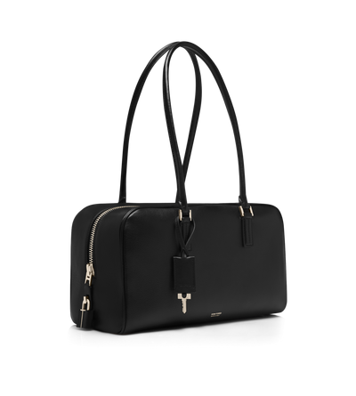 SUPPLE LEATHER ZIPPED SMALL STRYKE SHOULDER BAG image number 1