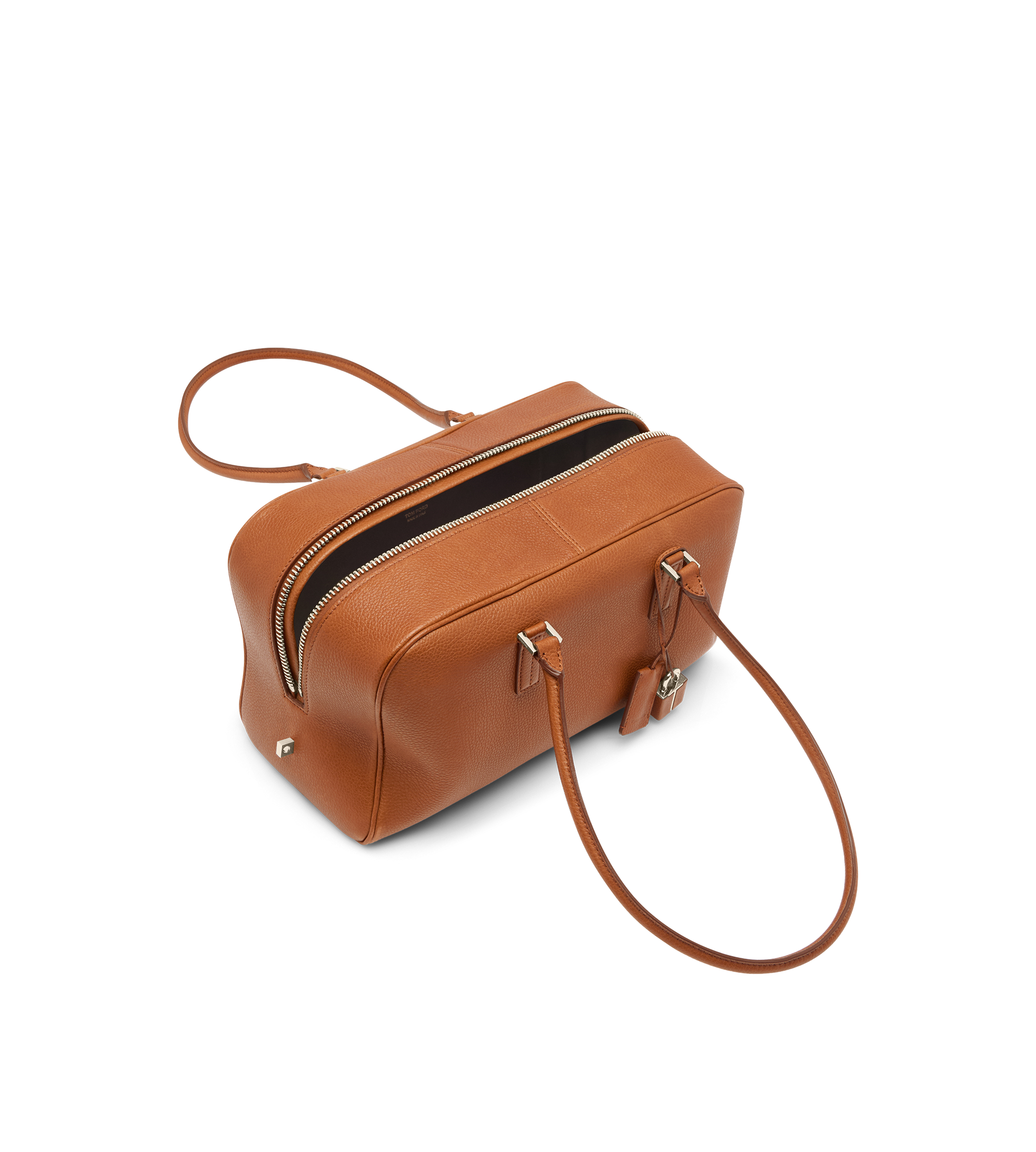 SOFT GRAIN LEATHER ZIPPED SMALL STRYKE SHOULDER BAG | TOM FORD Fashion
