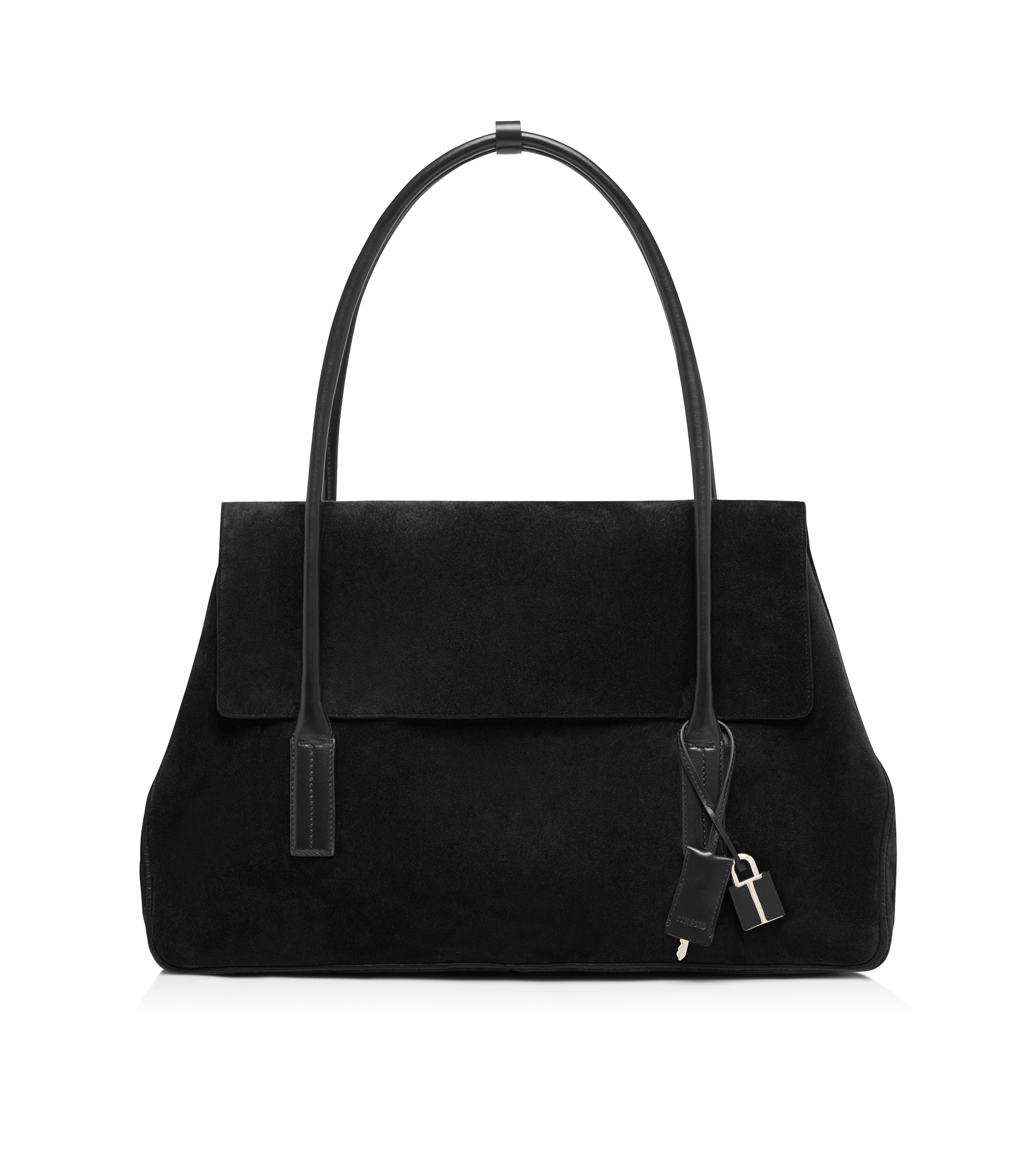 SUEDE LEATHER ECLIPSE LARGE SHOULDER BAG