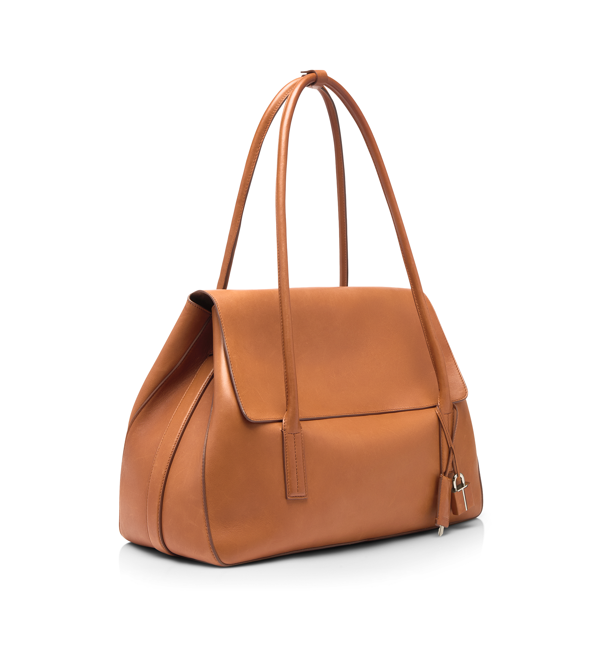 NATURAL LEATHER ECLIPSE LARGE SHOULDER BAG