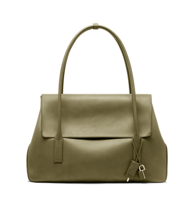 NATURAL LEATHER ECLIPSE LARGE SHOULDER BAG image number 0