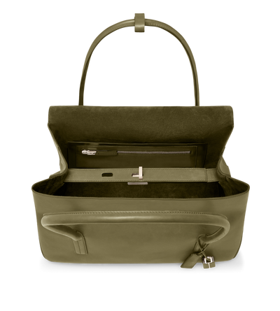 NATURAL LEATHER ECLIPSE LARGE SHOULDER BAG image number 2