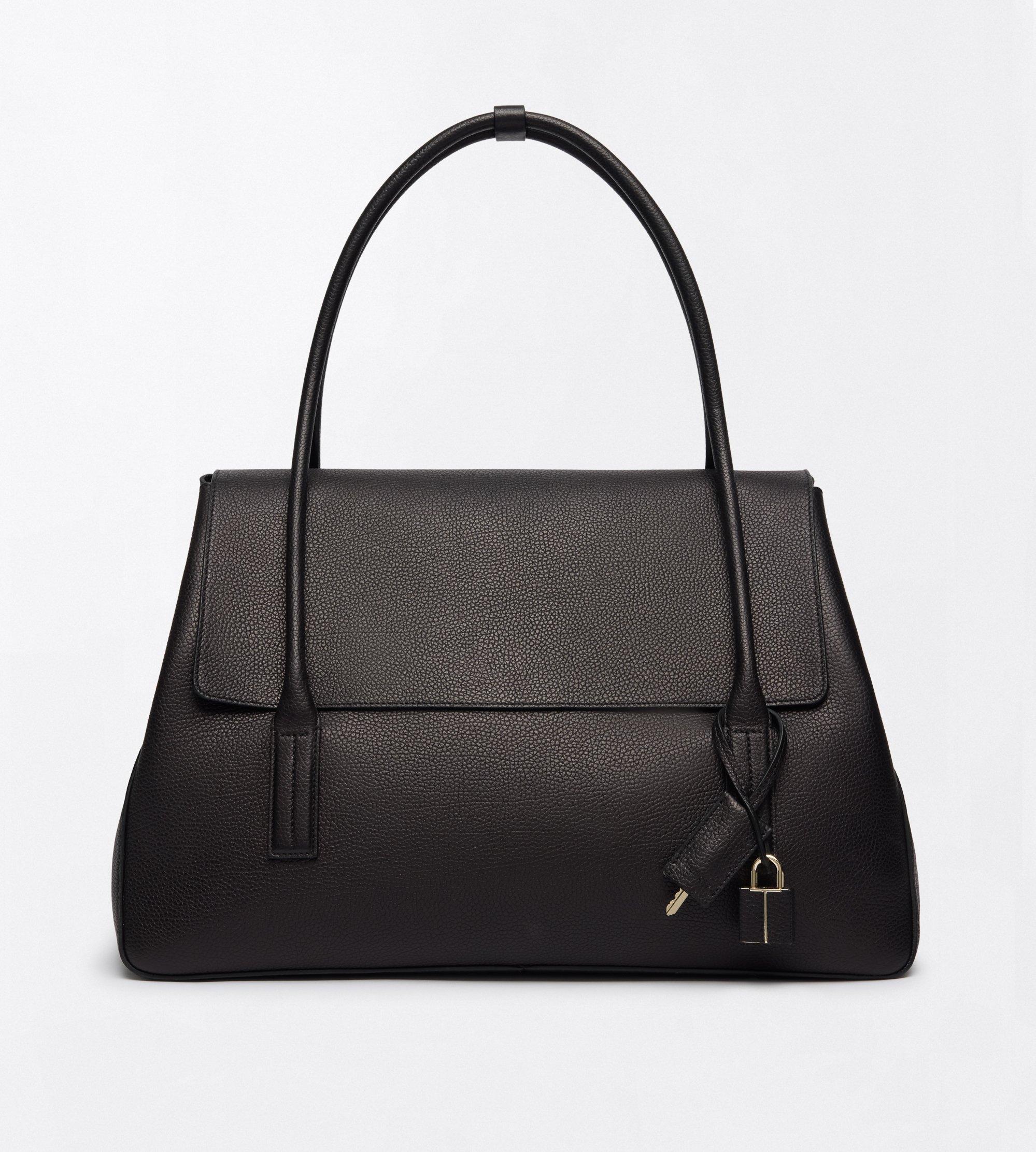 GRAIN LEATHER ECLIPSE LARGE SHOULDER BAG