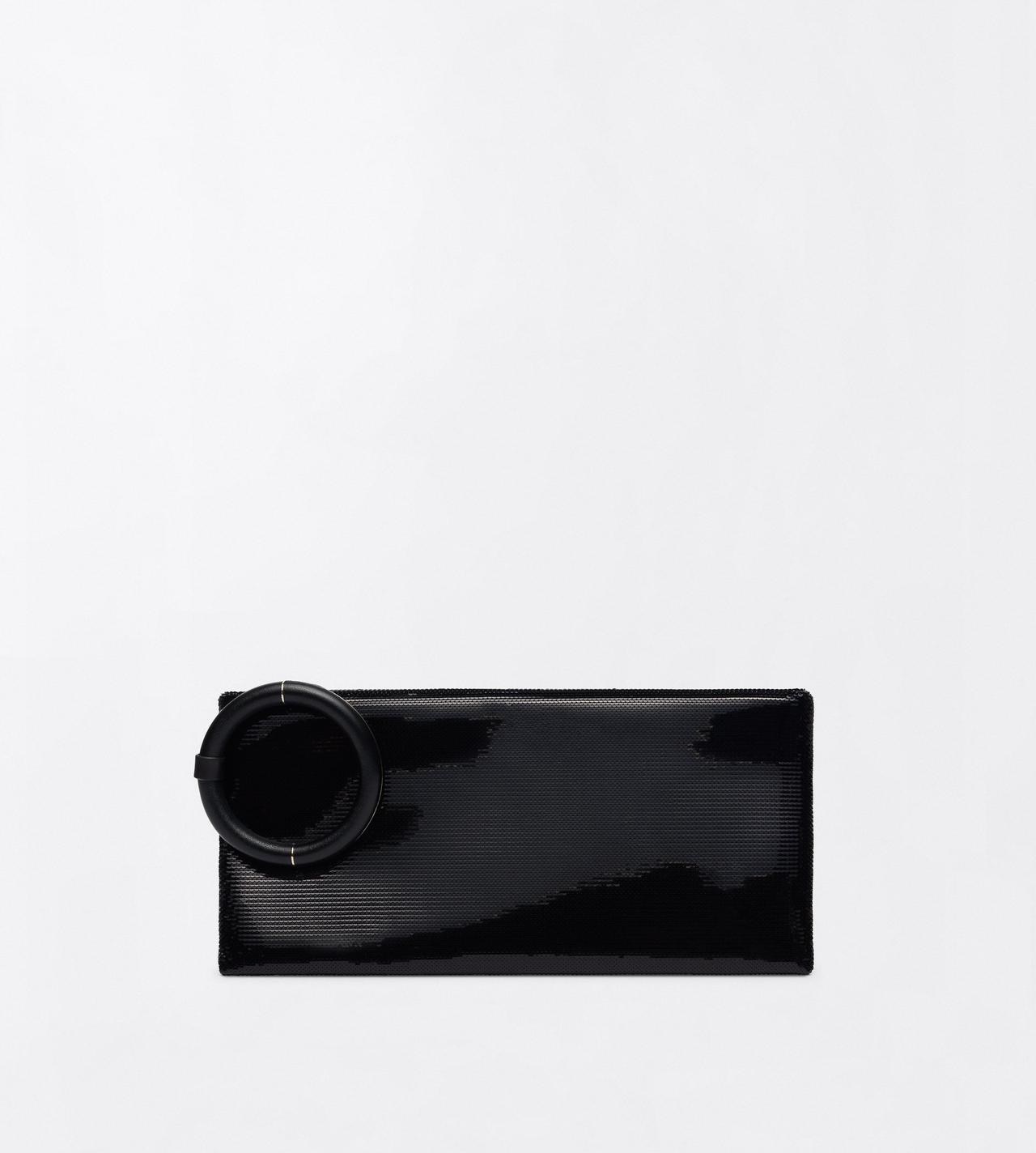 TOM FORD SEQUINS BLACK SEQUIN EMBROIDERY AURA CLUTCH
